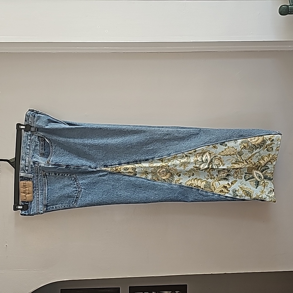 Vintage Restyled Wide Leg Jeans